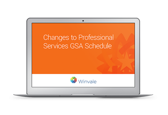 Changes to Professional Services GSA Schedule